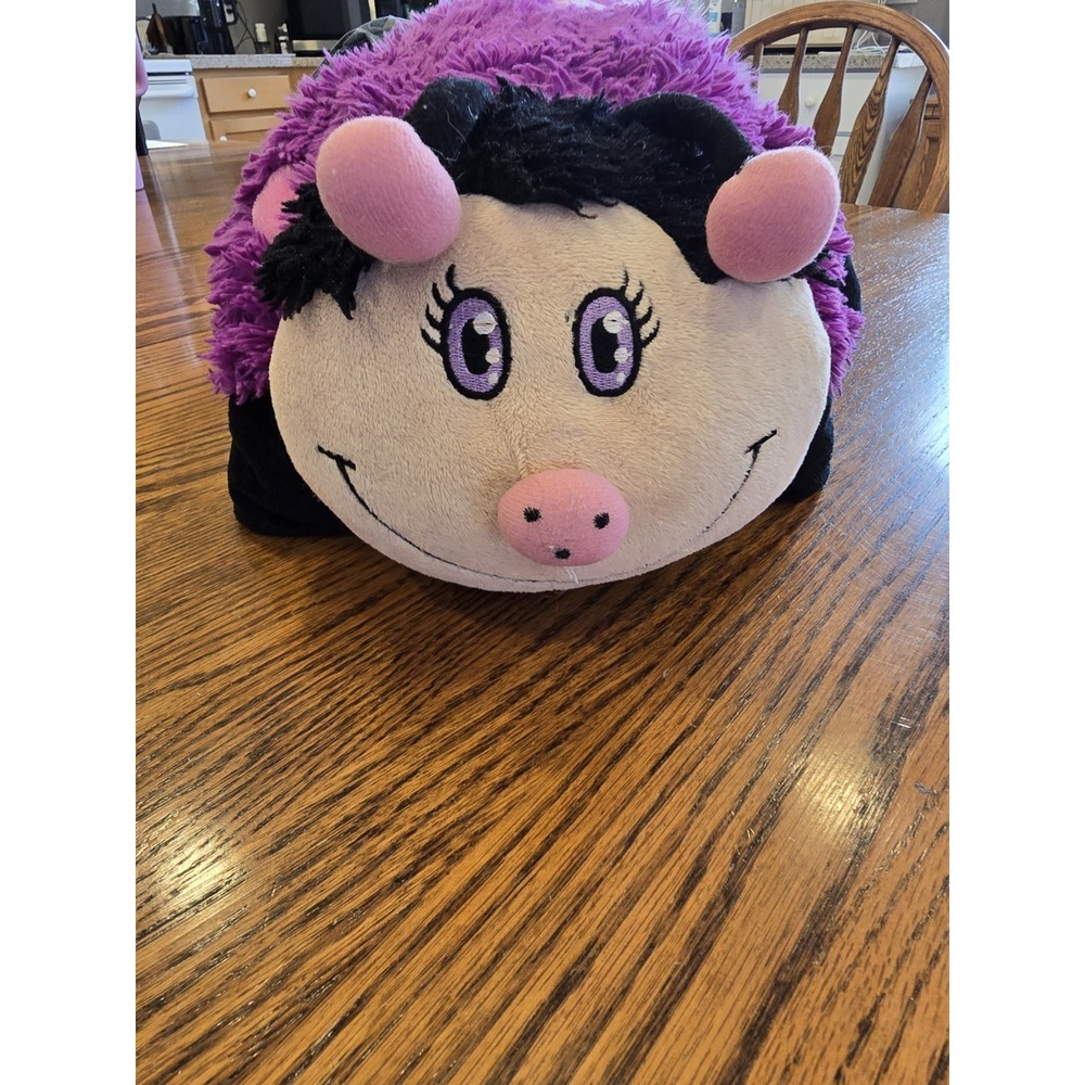 Pillow Pets PeeWee Dreamy Purple Ladybug 12‎ Inch Plush Limited Edition